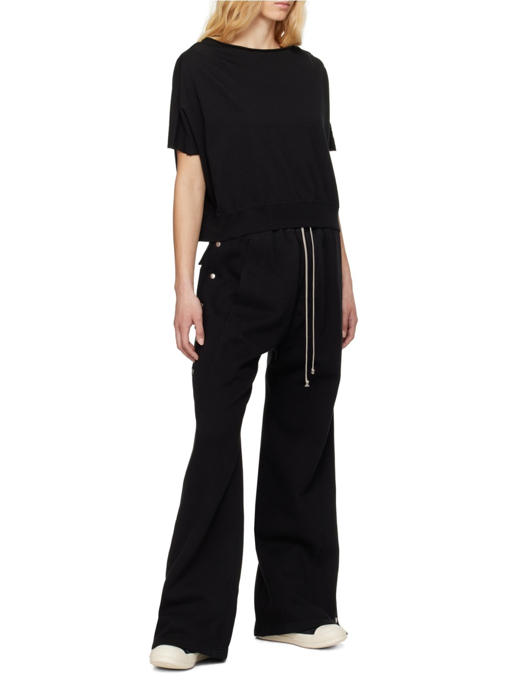 Rick Owens DRKSHDW Black Porterville Pusher Lounge Pants Size 26